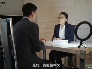 Ousada morena sedução caralho dela asiática interviewer - bananafever