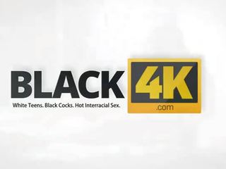 Black4k. jaunavas melnas frants par baltie hottie uz brīnišķīgs pieaugušais video darbība